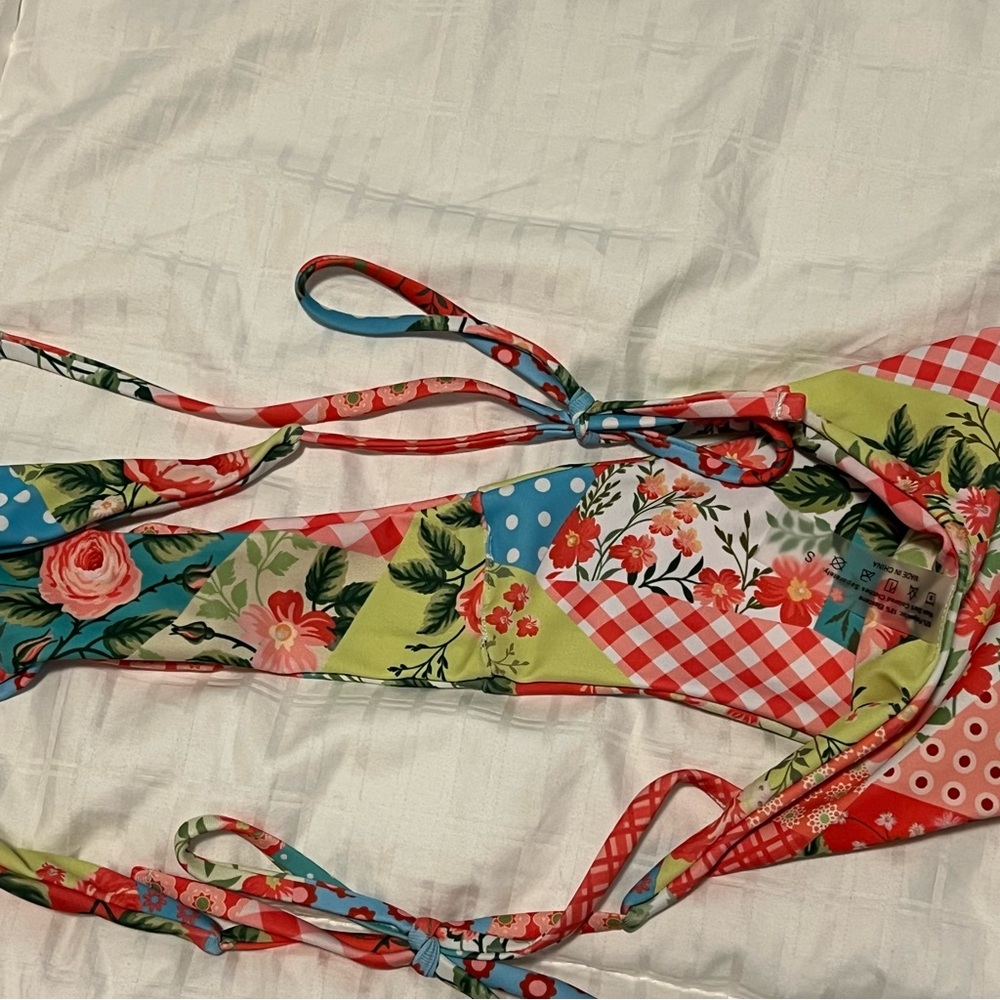 Colorful Patchwork Bikini Set - Picture 4 of 4